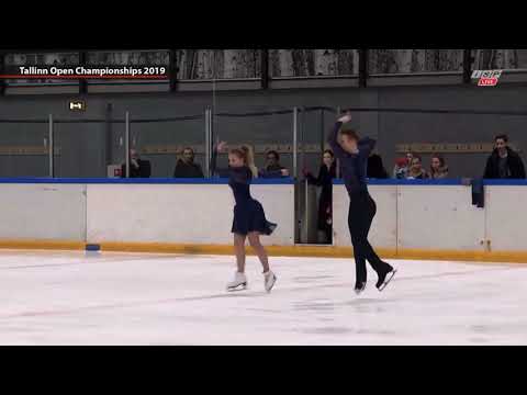Alexandra Samelsova/Kevin Ojala Tallinn Open Cup 2019 FD