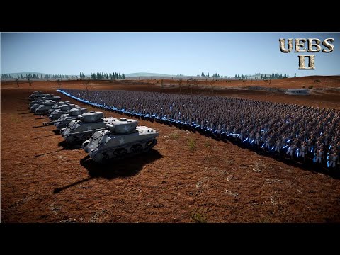 6,000 LASER KNIGHTS & 10 TANKS vs 3,000,000 MONGOLS | Ultimate Epic Battle Simulator 2 | UEBS 2