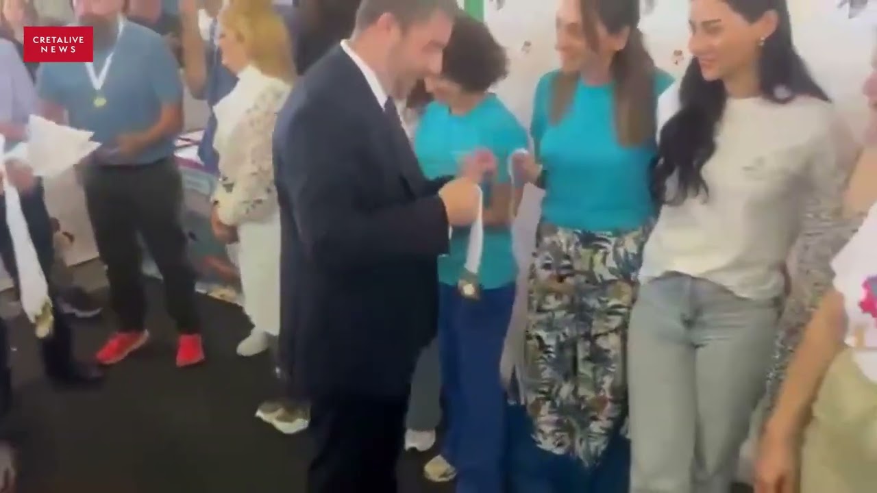 Σε διαγωνισμό εκπαιδευτικής ρομποτικής στο Αρκαλοχώρι ο Ν. Ανδρουλάκης