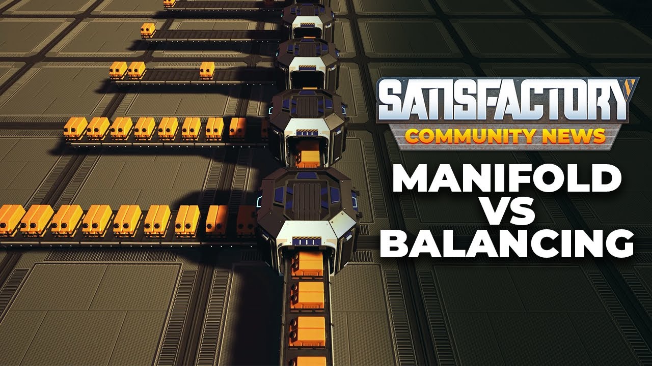 Satisfactory: Manifold vs Load Balancing for Belts + Tutorial