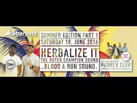 Herbalize It & Blood a Run Sound @ Baba Roots / 18.6.2016, Club Aubrey Zürich