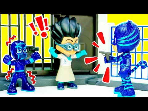 Spielspaß mit PJ Masks. Ausbruch aus dem Gefängnis. Die Pyjamahelden gegen Romeo