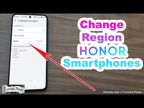 How to Change Region on Honor Smartphone