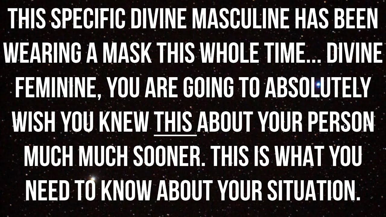 "I've Been Wearing A Mask This Whole Time..." This Is What You Need To Know ✨ Reading