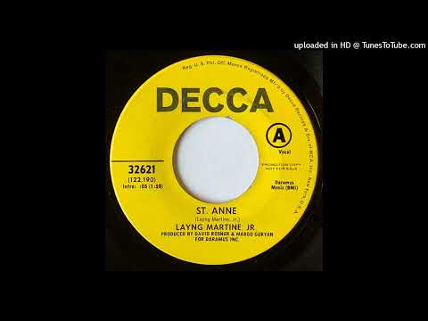 Layng Martine Jr.-"St. Anne/The Recruit" 1970 COUNTRY-ROCK VIETNAM-Era 45