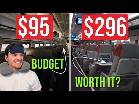 $296 Acela First Class vs $95 Coach | Amtrak - Same Trip, Is It Worth It?