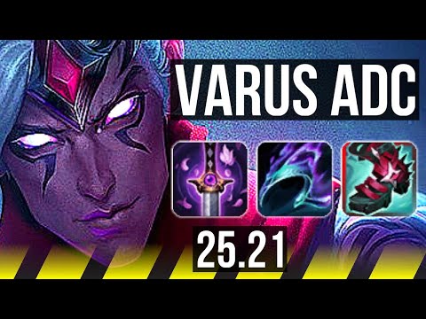 VARUS & Soraka vs CAITLYN & Bard (ADC) | 51k DMG, Comeback, 14/2/7 | NA Grandmaster | 25.21