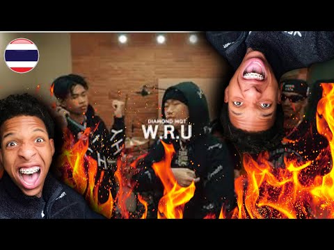 THAILAND WOW! 🇹🇭🔥😱 | DIAMOND MQT - W.R.U ft. SARAN, SPRITE (Live Session) (REACTION)