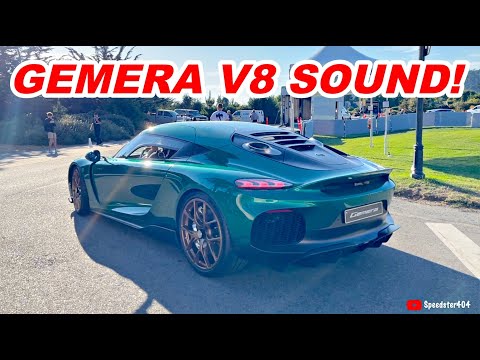 FIRST Koenigsegg Gemera V8 Sound, Driving & Cold Start Idle!