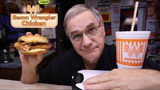 Whataburger NEW Bacon Wrangler Chicken Review | $7.99 | 775 Calories 🌡️⚖️ Joe Is Hungry