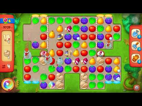 Gardenscapes Level 9739 (Hard Level)