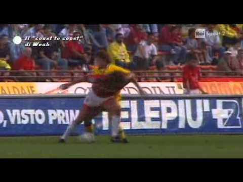 8 settembre 1996, Milan vs Verona 4-1, Il 'coast to coast' di Weah.wmv