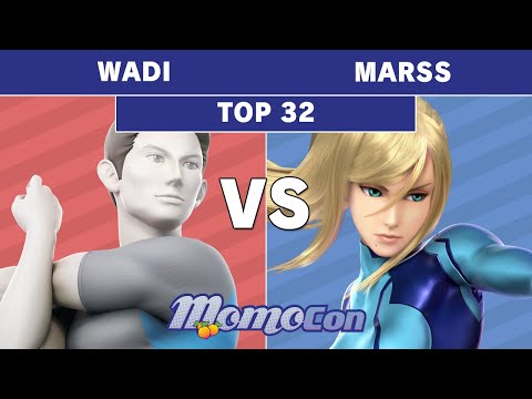 Momocon 2019 AG Wadi (Wii fit trainer) vs PG Marss (Zero Suit Samus) Top 32 Winners - Smash Ultimate