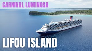 Carnival Luminosa & Lifou Island New Caledonia From Above - January 2025