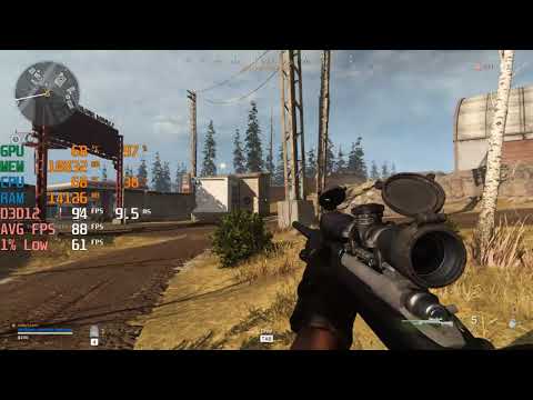 Call Of Duty : Warzone - RTX 3060 + i5 10400F - RTX OFF/ON - 1440p - Benchmark Fps Test