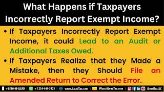 Sep 29, Monday - About Exempt Income