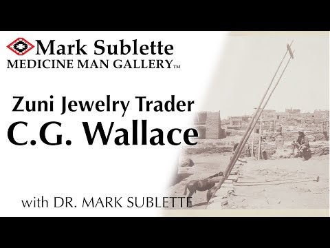 Early Zuni Jewelry - CG Wallace, Historic Zuni Trading Post Owner