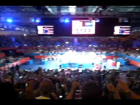 Anthony Joshua wins gold at the Olympic games 2012