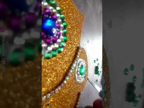 Amman kireedam | Black pulse #Kireedam #amman #god #crown #handmade #craft #talent #glitter