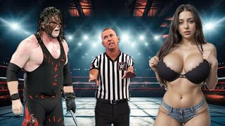 WWE 2K25 - Kane vs. Rebecca | No Holds Barred Match | NXT Vengeance