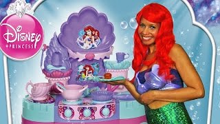 Disney Princess Magical Mermaid Kitchen with Ariel!  || Disney Toy Reviews || Konas2002