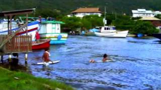 preview picture of video 'Brasil-Florianópolis-El canal de barra de la Lagoa'