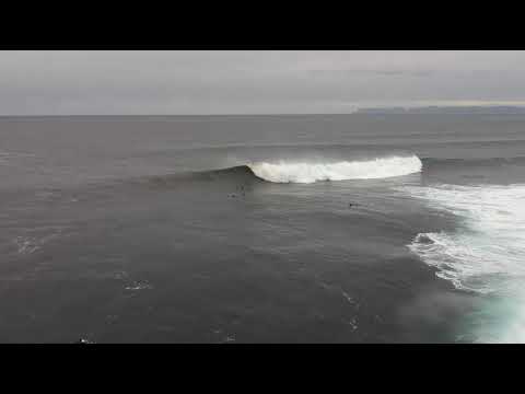 Drone footage of Thurso East