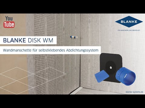 BLANKE DISK WM - Wandmanschette für das selbstklebende Abdichtungssystem