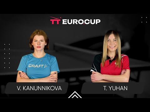 17:45 Vasylysa Kanunnikova - Tetiana Yuhan 06.02.2025 TT Euro.Cup Women Ukraine Star. TABLE 3