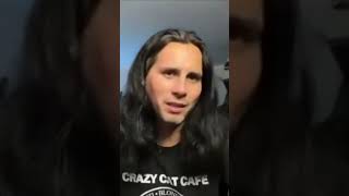 Gus G on learning Guitar Righty even though he's a Lefty. #gusg #firewind #ozzyosbourne