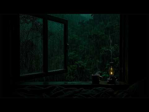 Midnight Rain Outside the Window 🌧 | Calm Night Ambience for Deep Rest