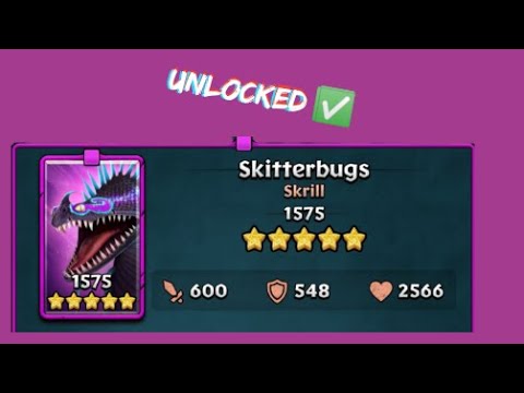 I Unlocked Skitterbugs The NEW Elite Dragon! Is He a Game Breaker? | Dragons: Titan Uprising