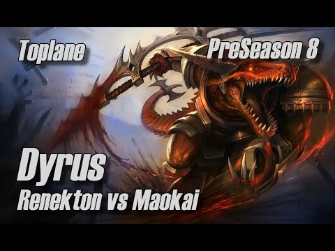 Dyrus - Renekton vs Maokai Toplane - PreSeason 8