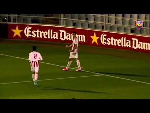 [HIGHLIGHTS] FUTBOL (2A B): Barça B-Huracán Valencia (1-1)