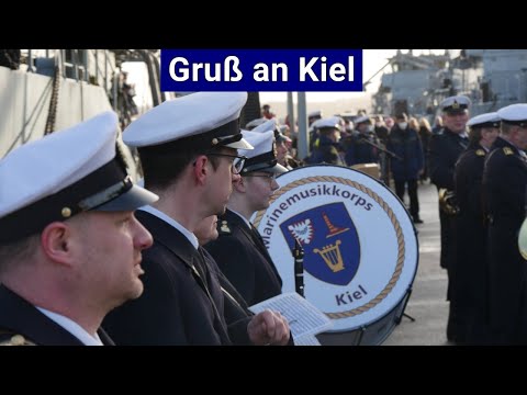 Gruß an Kiel (Friedrich Spohr) - deutscher maritimer Marsch von 1864 - live gespielt
