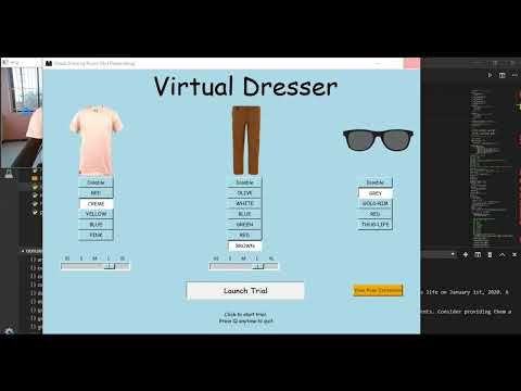 Dress UP using Web Cam in Python Projects