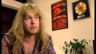 Michael Kiske (Helloween) - Interview 1990 while Helloween was on hold