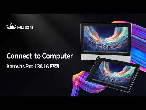 „Huion Kamvas Pro 16 GT1602“ grafinis planšetinis kompiuteris (2,5K) video