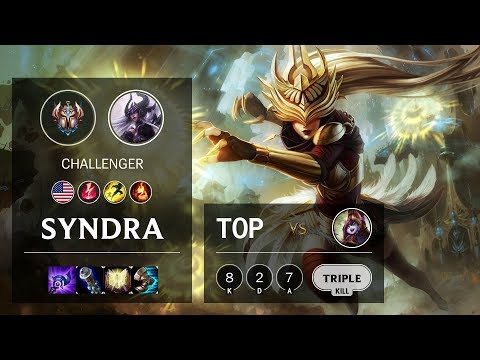 Syndra Top vs Lulu - NA Challenger Patch 10.9