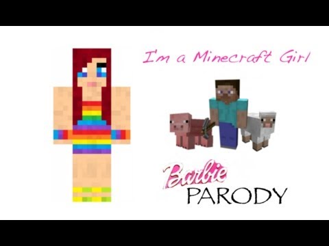 WhiningWeenie - "I'm a Minecraft Girl" Barbie World Minecraft Parody (Music Video)