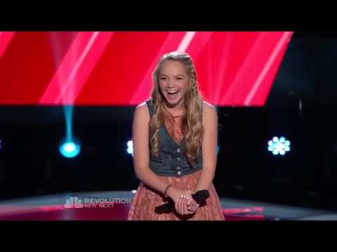 The Voice 2013 Blind Audition Season 4 Danielle Bradbery Sing Taylor Swift's Song "Mean"
