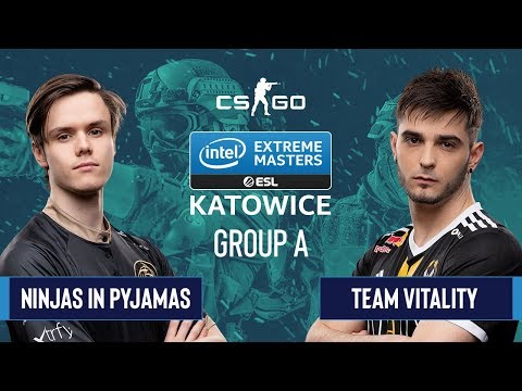 CS:GO - Ninjas in Pyjamas vs. Team Vitality [Vertigo] Map 1 - Group A - IEM Katowice 2020