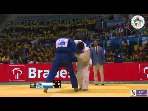 Judo 2013 World Championship Rio de Janeiro: Toth (HUN) - Bauza (LTU) [-90kg] rep