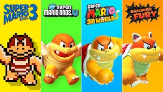 Evolution of Boom Boom in Super Mario Games (1988-2021)
