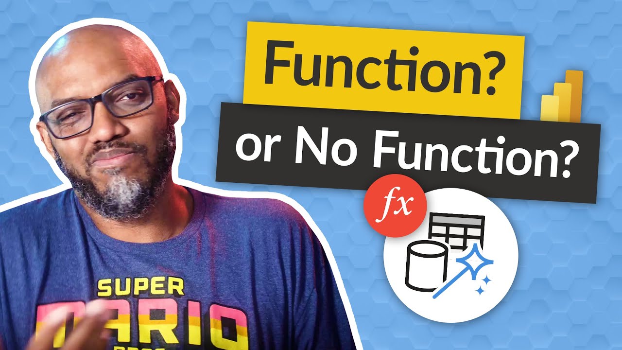 Do you even need to use Power Query Functions?