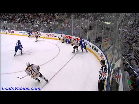 Bruins @ Maple Leafs - Nazem Kadri Scores 1st Careeer Goal - 110319