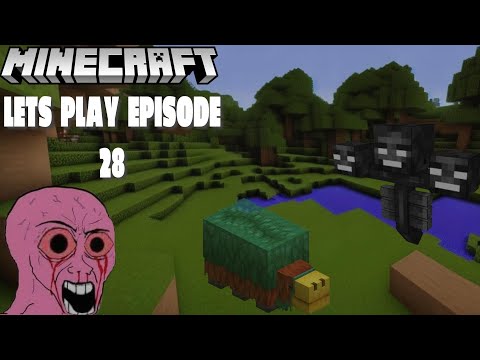 EPIC MINECRAFT SURVIVAL - Defeating Wither Boss and Finding Rare Sniffer Eggs!