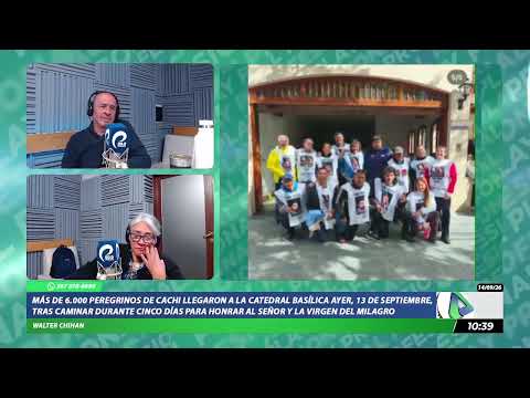 Más de 6.000 peregrinos de Cachi llegaron a la Catedral, tras caminar durante cinco días - 14/9/26