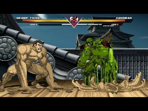 SWAMP THING vs SANDMAN - Highest Level Incredible Epic Fight!