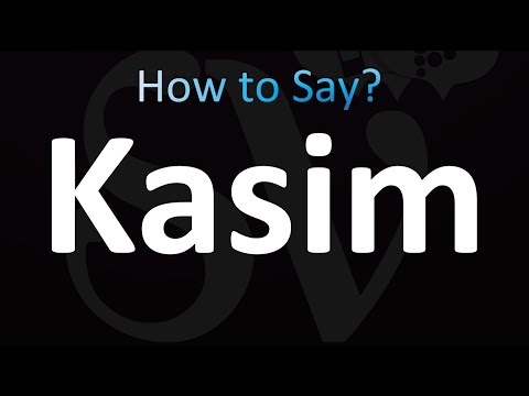 How to Pronounce Kasim (CORRECTLY!)